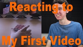 Reacting to my FIRST Cubing Video! [100K Subs]