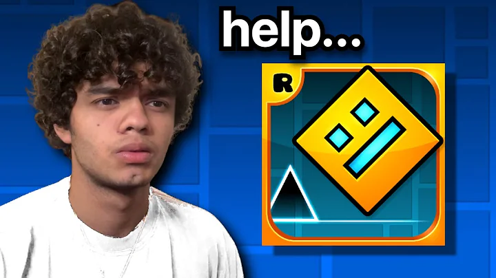 PLAYING GEOMETRY DASH FOR THE FIRST TIME...