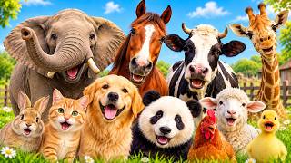 Animal Sounds for Kids 🦁🐘🐵🐶 | Learn Wild & Farm Animal Sounds | Fun Learning Video for Toddlers screenshot 2