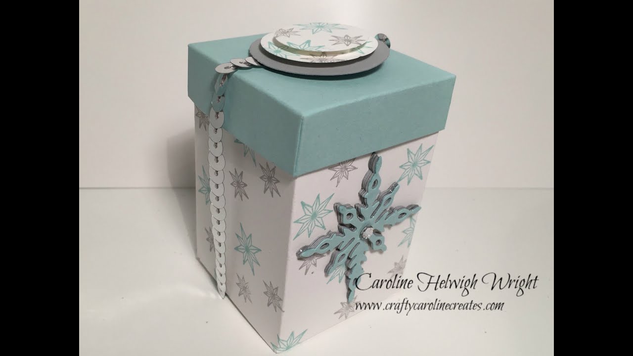 stampin up sale a bration 2019 Star of Light Gift Box - Video Tutorial using Star of Light by Stampin' Up.