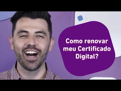 Vídeo: Como Renovar O Certificado