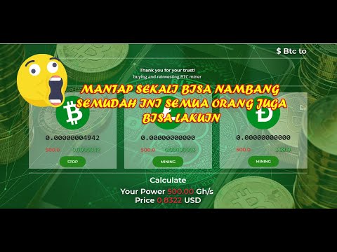 ADA 3 CARA MENAMBANG DAN MENGHASILKAN BITCOIN, DOGE DAN LITE COIN SECARA MUDAH