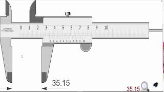 كيفية استخدام القدمة ذات الورنية فى القياس ( أسهل شرح ) | Vernier