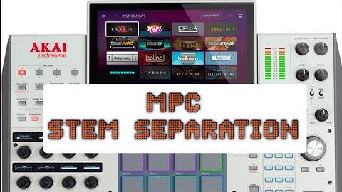 MPC Stem Separation coming soon