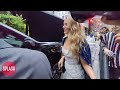 Blake Lively Arrives At Tribeca Dinner In New York City