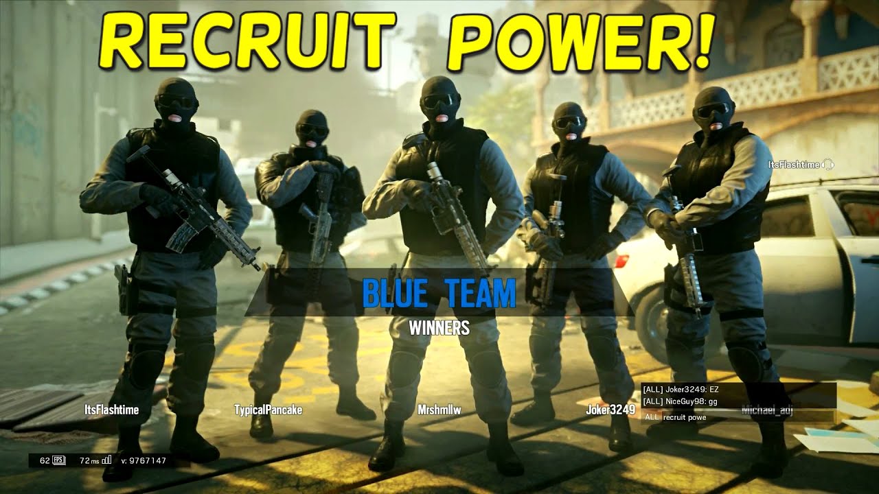 Recruit Power! - Rainbow Six Siege Funny Moments & Highlights