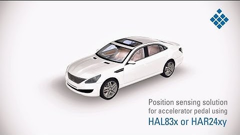 Position sensing solution HAL 83x or HAR 24xy | Micronas