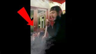 post malone smoking with h3h3..