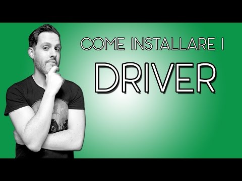 Video: Come Trovare E Installare Un Driver
