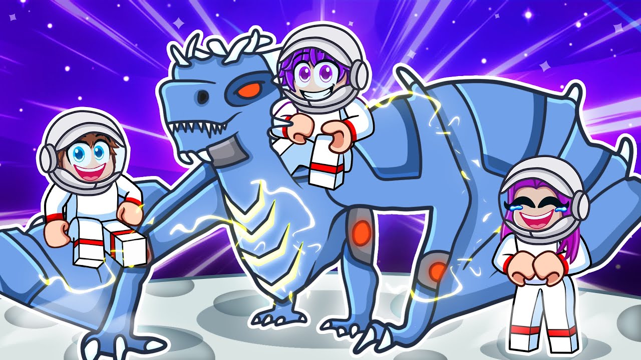 Having a SPACE FAMILY in Roblox Dark Divers!