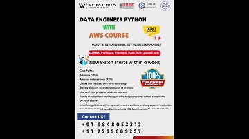 Level up your career with the most in-demand skill set—Data Engineering using Python and AWS! 🚀