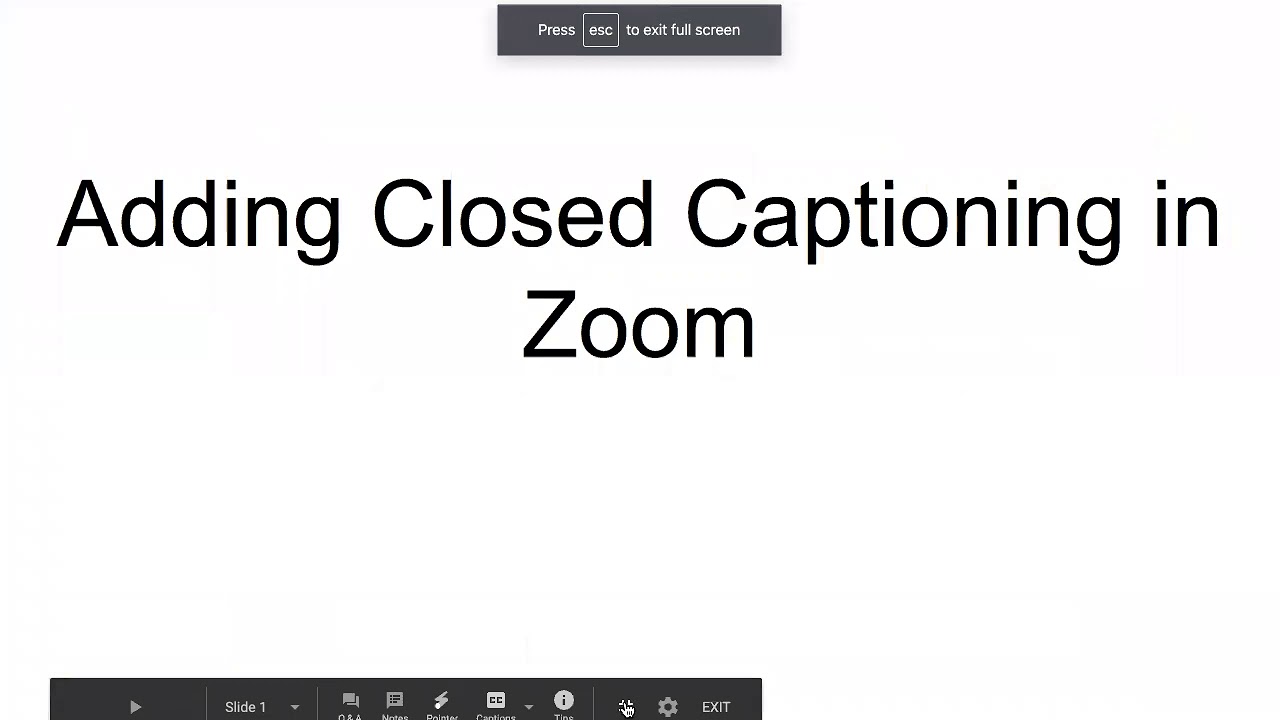 closed captioning zoom closed captioning zoom
