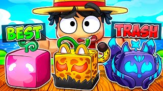 Luffy Ranks EVERY Fruit From Worst to Best in Blox Fruits