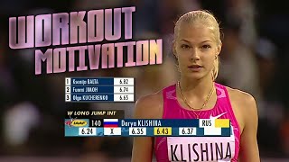 Workout Motivation: Russian long jumper Darya Klishina has multiple jumps over seven meters
