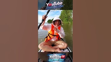 chèo sup trên đồng ruộng #hanhtrinhkhoa #travel #dulich #dongthap