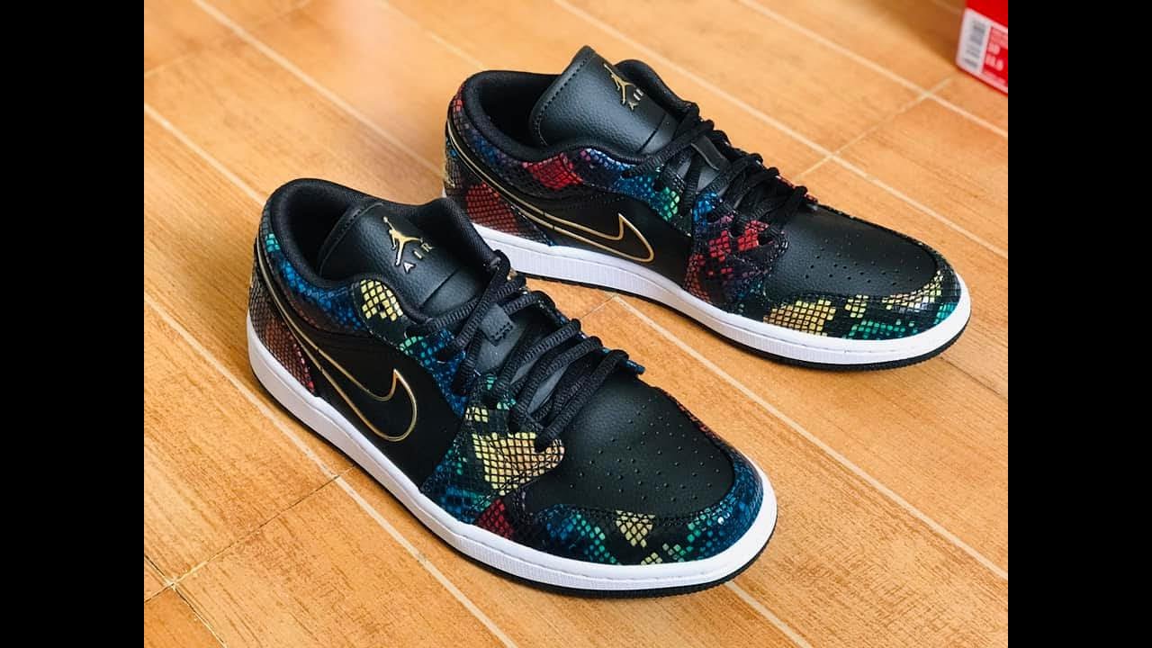 Air Jordan 1 Low 'Multi Snakeskin': Where to Buy - Athlon