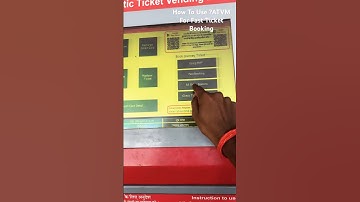 How To Use ATVM (Automatic Ticket Vending Machine )  How To Use This Machine For fast Ticket booking