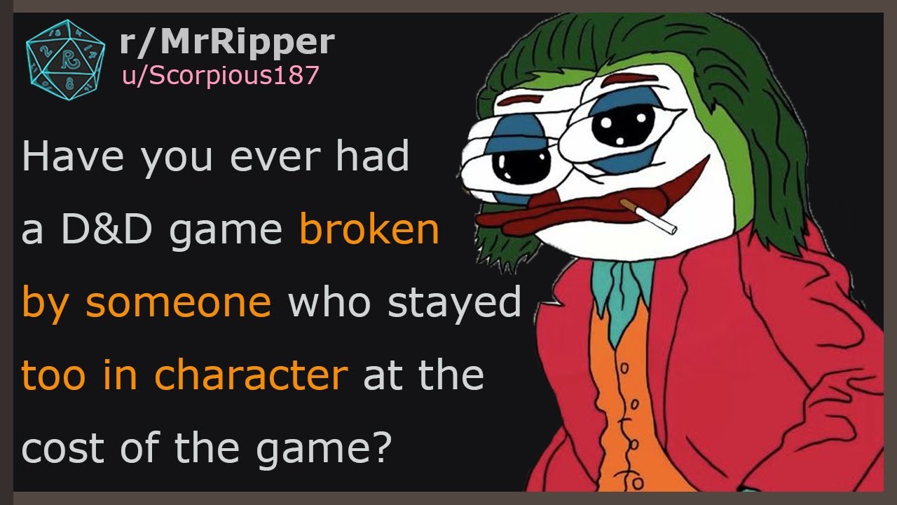 Вы когда-нибудь сталкивались с тем, что игру D&D ломал кто-то, кто слишком зацикливался на своем ...