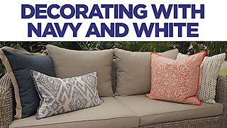 Decorating With Navy and White | HGTV screenshot 1