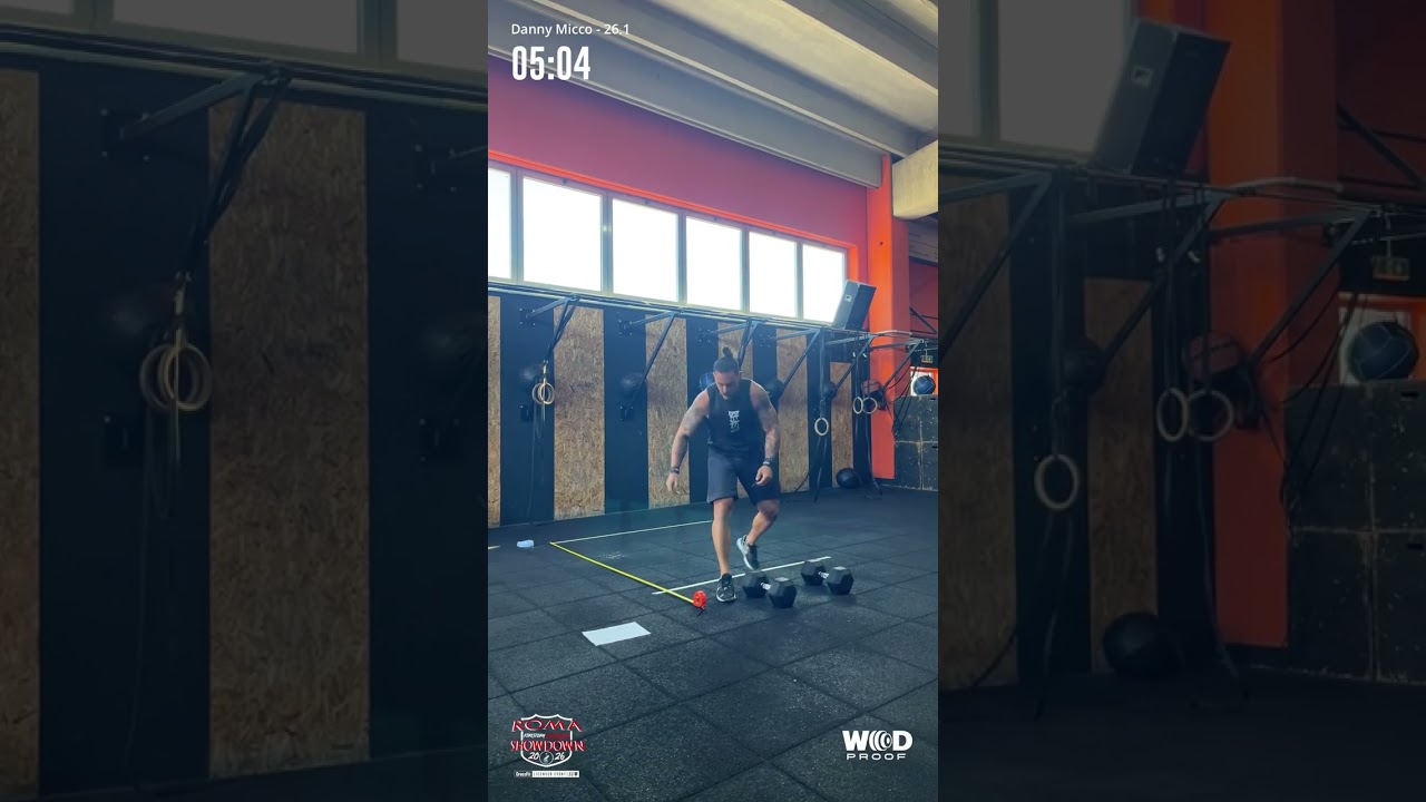 Danny Micco Roma showdown wod 1. Master +35