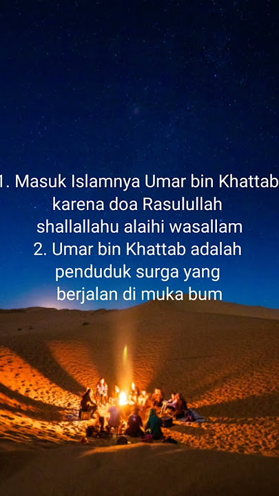 Fakta tentang Umar bin Khattab #storywa #storyislami