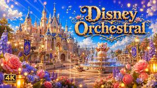 Sunlit Castle Garden ✨ Disney Orchestral Ambience | Fountain Plaza | Relaxing & Study screenshot 4