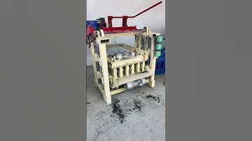 semi automatic concrete block moulding machine fly ash brick making machine