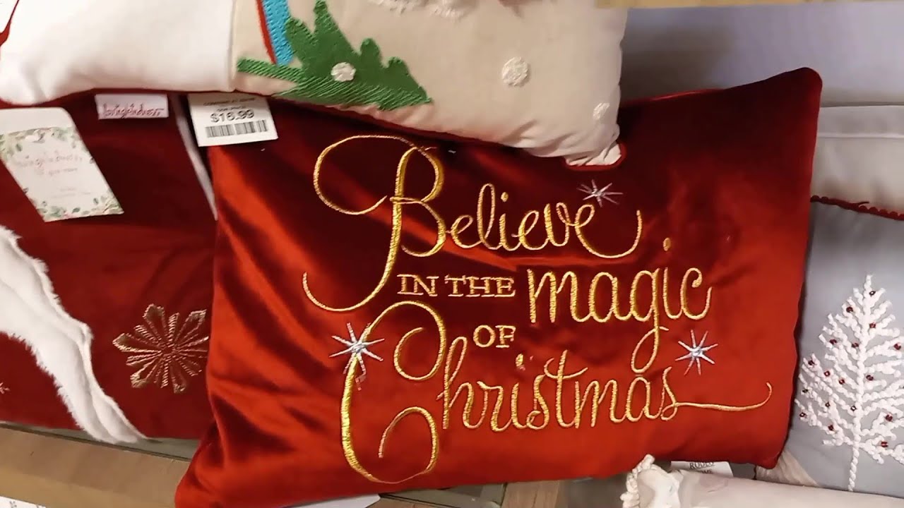 HomeGoods 2021 Part 4 The Biggest Selection of Christmas Pillows