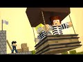 Minecraft : FUGINDO DA CADEIA DE BALÃO !! - ( Polícia e Ladrão)
