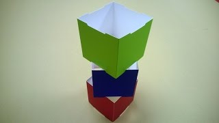 Six Sided Stacking Cube For Point Of Sale