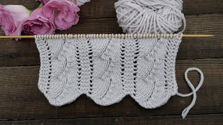 :      "Turkish curl" knitting pattern