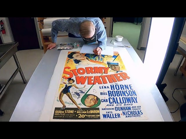 BU's How to Series: One Sheet Movie Poster Archiving 