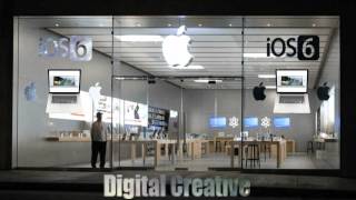 Mac Store Front With Digital Signage By Digital Creative