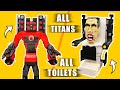 I Made ALL Titans vs Toilets LEGO (Skibidi Toilet)