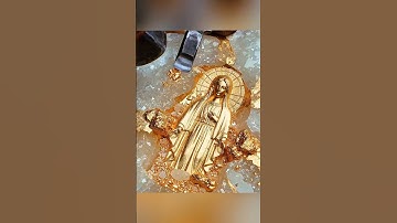 ASMR Gold 🪙 Extracting Beautiful Unique Gold Stuck to Quartz Rock Using Hammer & Chisel ⚒️ Part 74