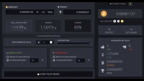 Bitsler saindo dos 100 indo pra 2000 em menos de 20min sem risco.2017