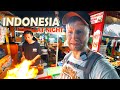 Indonesia at night  no foreigners here  indonesian street food tour in surabaya 2023