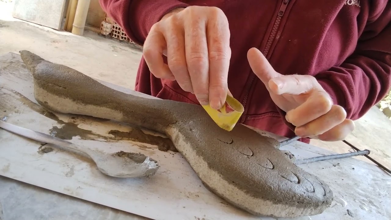 como fazer o acabamento da garça