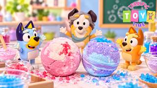 Bluey and Bingo Make DIY Bath Bombs at the Studio | Bluey Toys