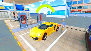 3D Car Driving Simulator - 3D car vs Bullet Train Statin #76 - 3D car Android Gameplay screenshot 3