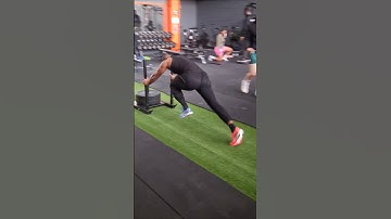 Sled push #youtubeshorts #fitness #power #speed