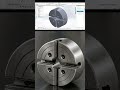 3-Jaw Lathe Chuck Assembly in SolidWorks #shorts