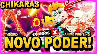 *NOVO BUG DE CHAMPIONS +CÓDIGO!* COMO GANHAR MUITO CHIKARAS ANIME FIGHTING SIMULATOR ‹ Frango ›