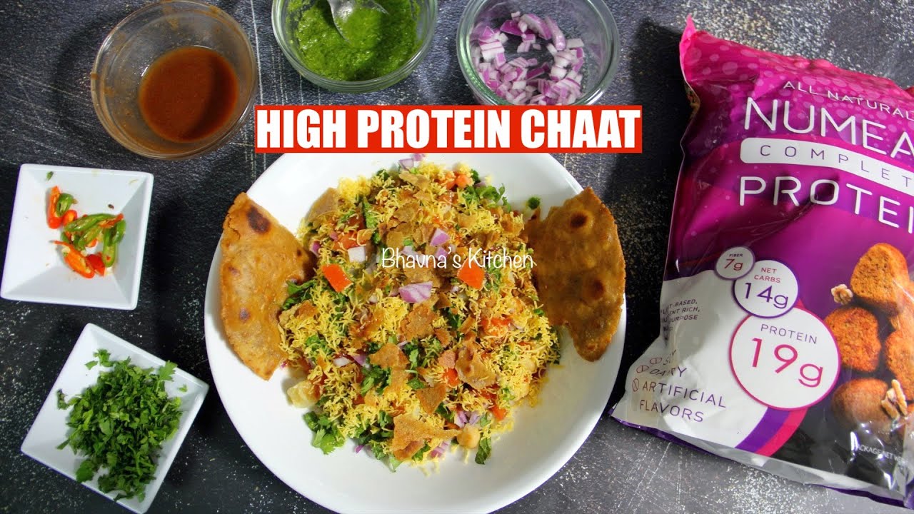 Leftover Roti Chaat High Protein from NUMEAL Complete Protein Video Recipe | Bhavna