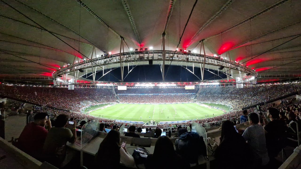 Flamengo 1 x 0 Fluminense  no Maracanã com Gol de Pedro