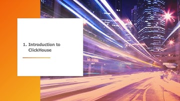 ApsaraDB | ClickHouse: Introduction to ClickHouse