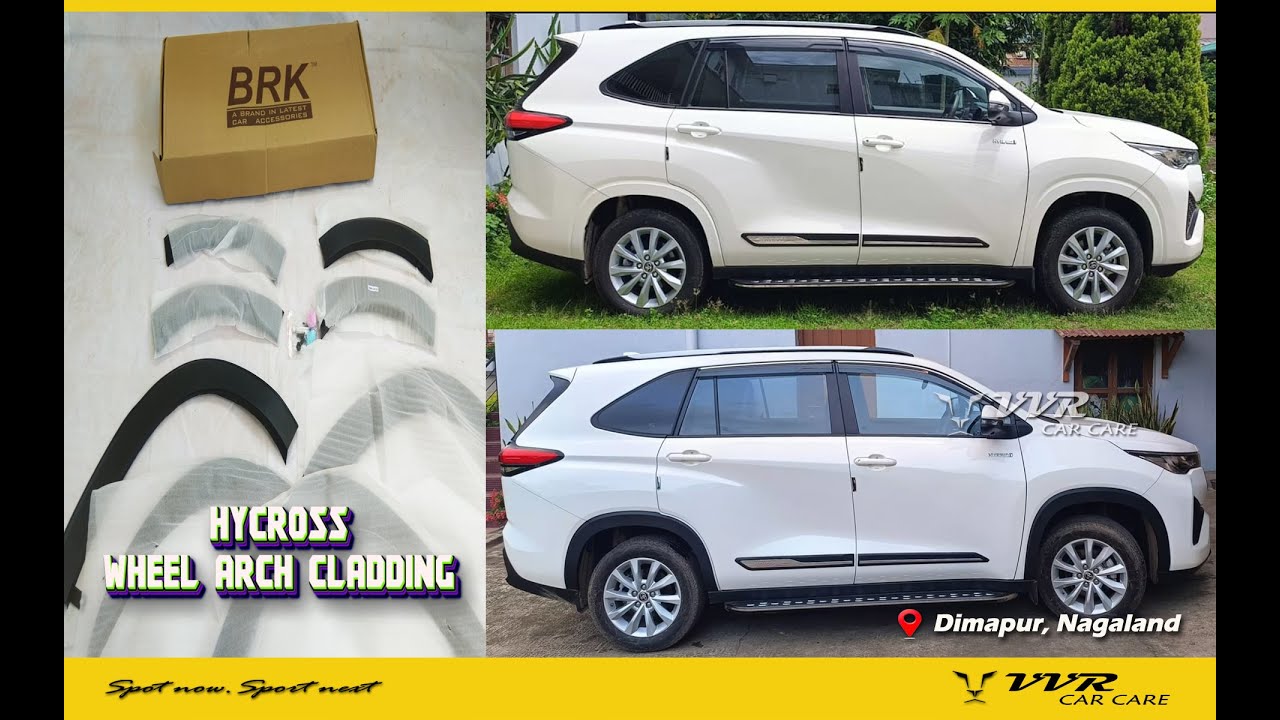 Hycross wheel arch cladding | BRK | Hycross upgrade #4 | VVR Car Care ...