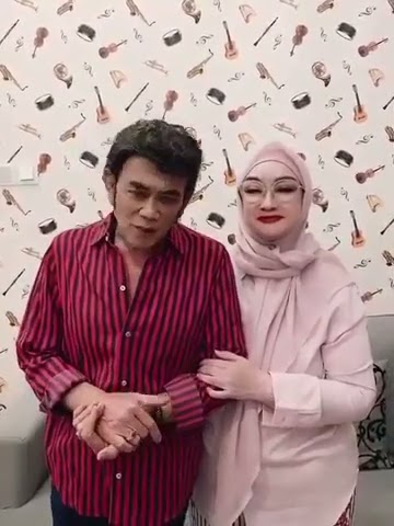 surprise milad from Rhoma irama and Rika Rachim #shorts