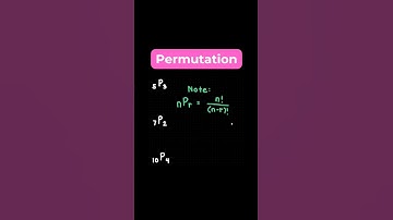 Permutations! #math #maths #mathematics #shorts