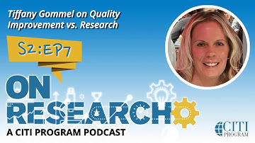 On Research Podcast - Quality Improvement vs. Research: What